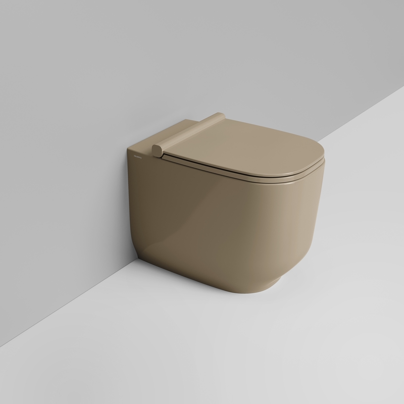 Ceramica Dolomite Cuvette Back to wall 36×56 – Alba - Beige naturel brillant