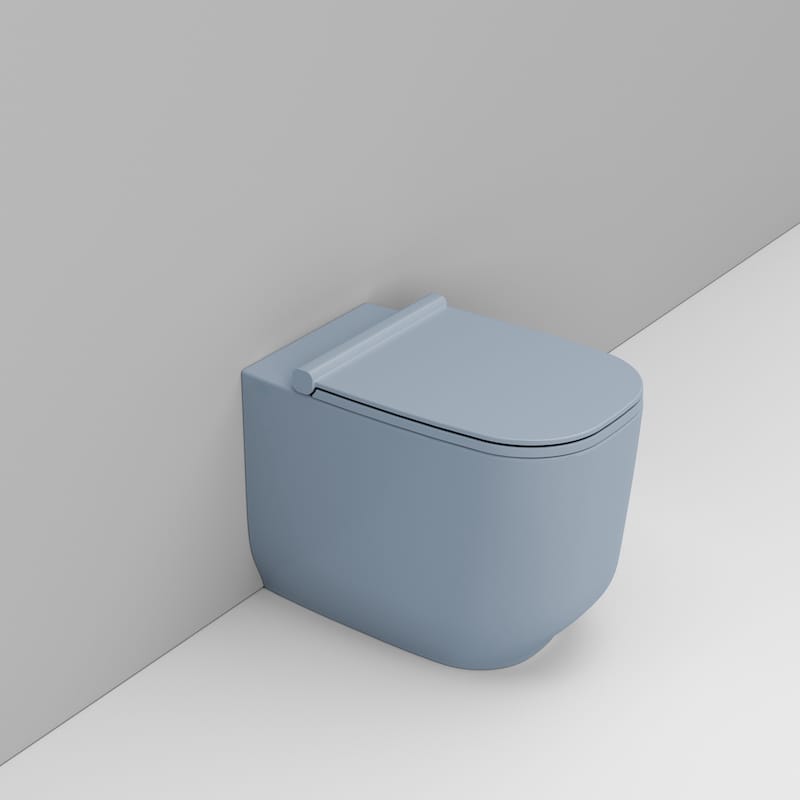 Ceramica Dolomite Cuvette Back to wall 36×56 – Alba - Bleu ciel