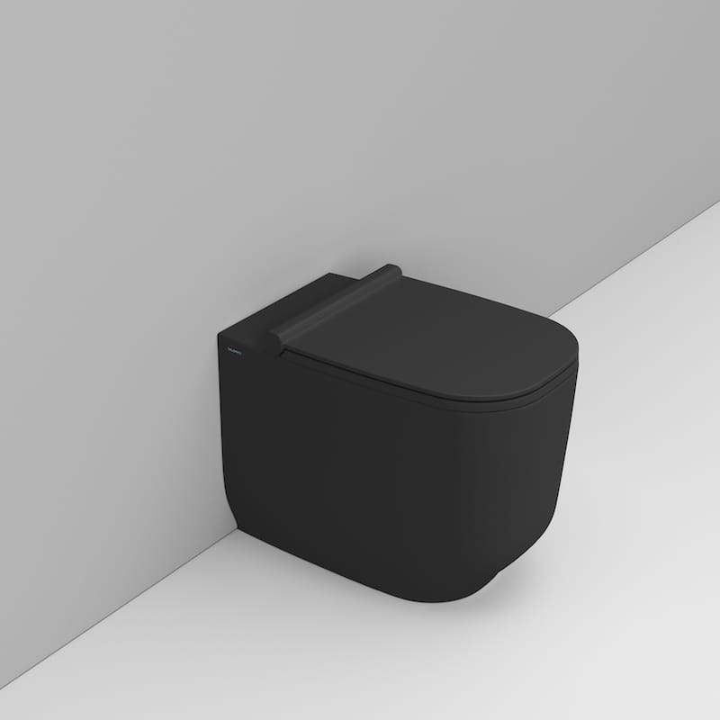 Ceramica Dolomite Cuvette Back to wall 36×56 – Alba - Noir mat