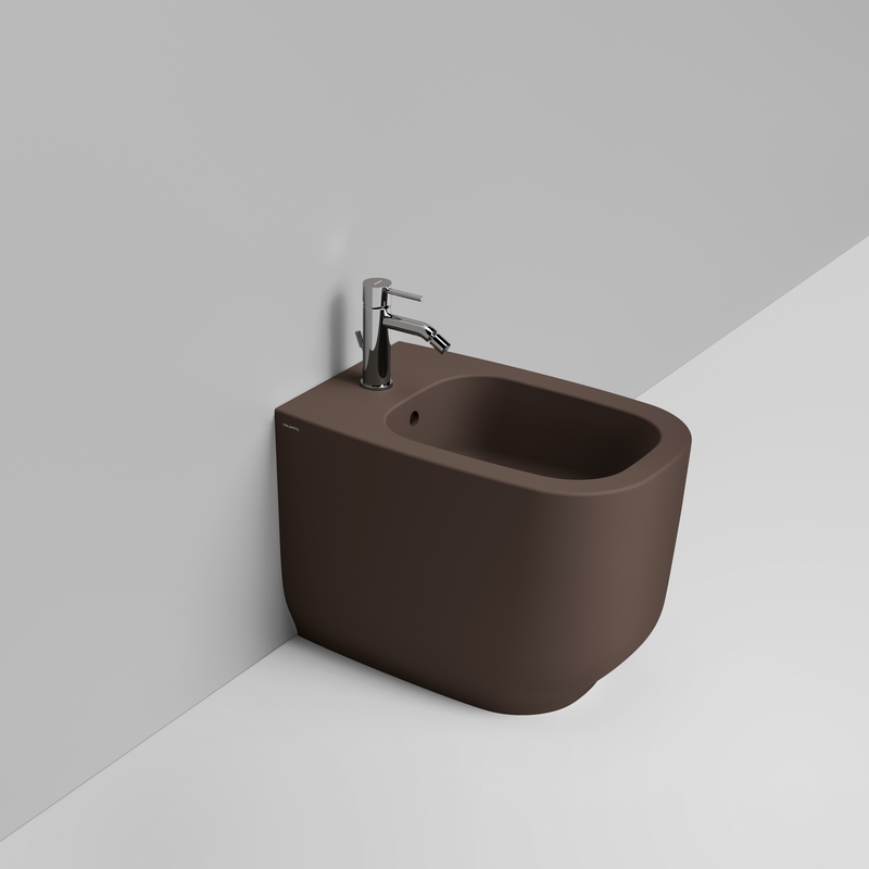 Ceramica Dolomite Bidet back to wall 36×56 – Alba - Marrone alpino opaco