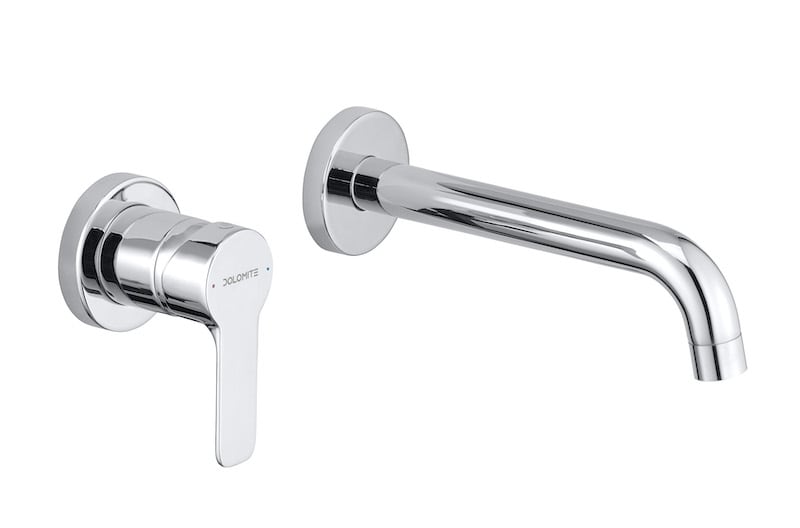 Ceramica Dolomite - R1021CR - Miscelatore lavabo a parete s/piastra