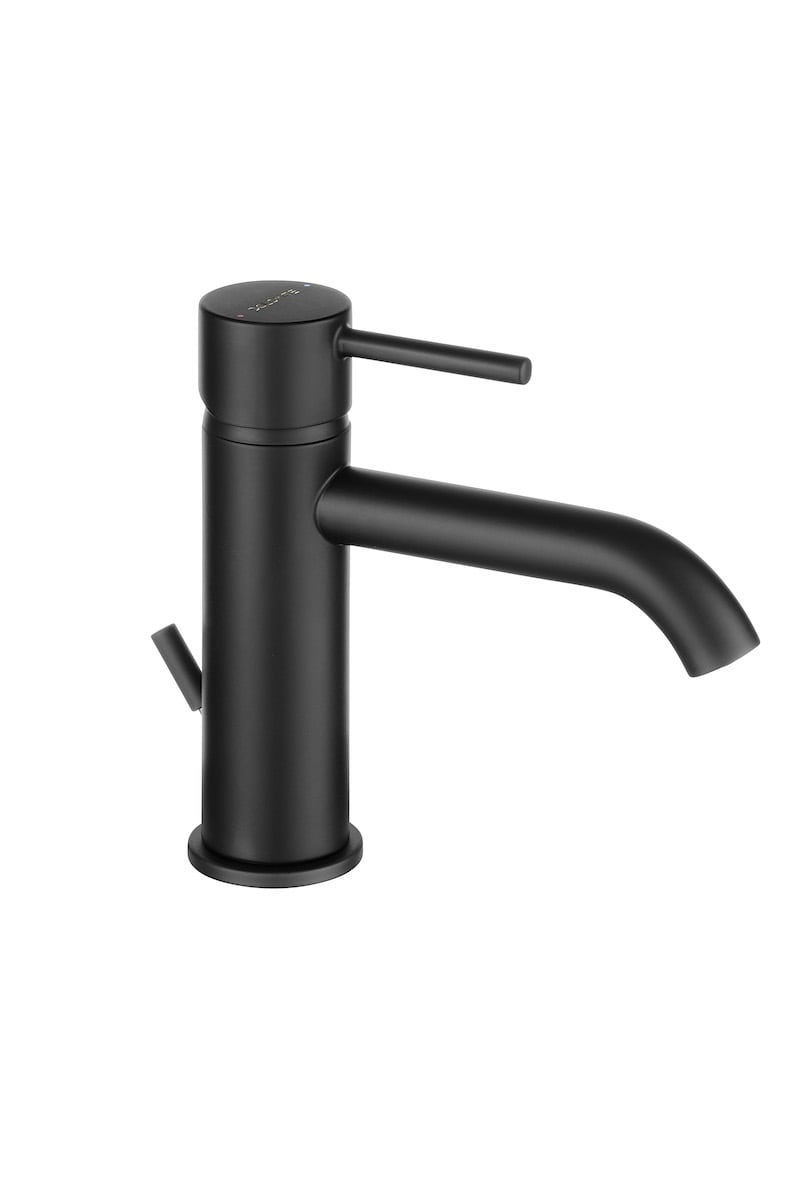 Ceramica Dolomite Miscelatore lavabo c/asta - Nero opaco