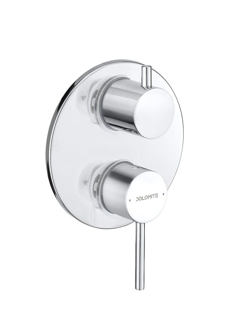 Ceramica Dolomite - R2042CR - Miscelatore completo ad incasso per vasca/doccia
