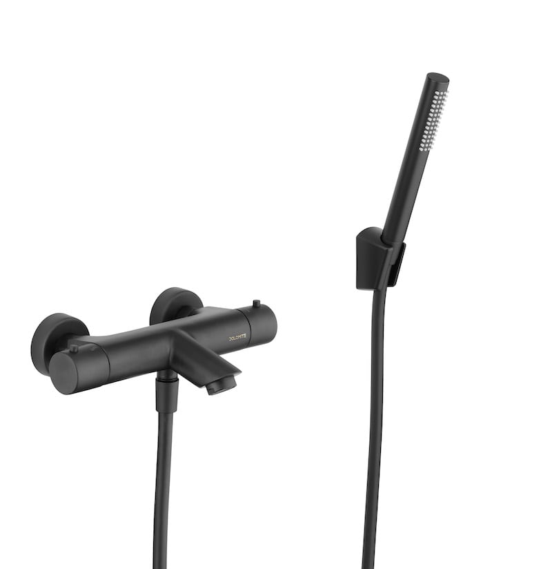 Ceramica Dolomite Miscelatore termostatico esterno per vasca - Nero opaco